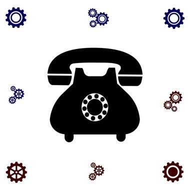 Telefon simge vektör