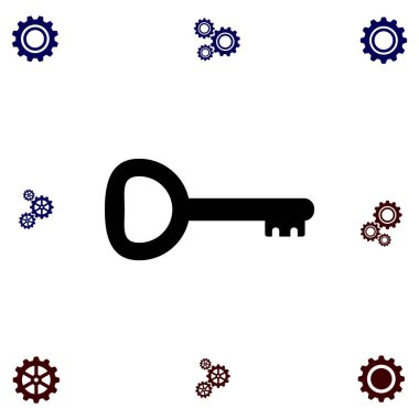 anahtar simge vektör