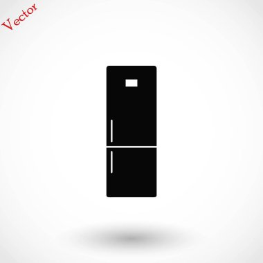 Buzdolabı simge vektör