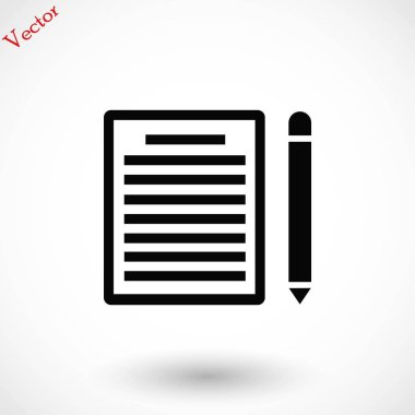 Kağıt simge vektör