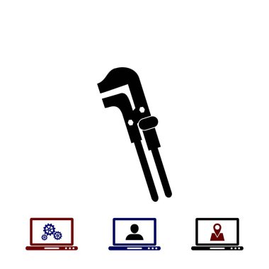 Anahtar tek renkli simgesini