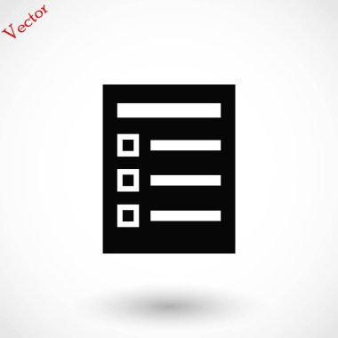 Kağıt simge vektör