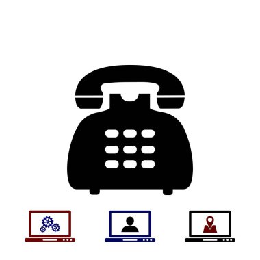 Telefon simge vektör
