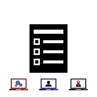 Kağıt simge vektör