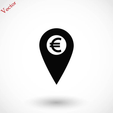 İşaret konum simgesini Euro simgesi