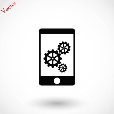 Ayarları ile telefon simgesi