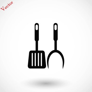 Barbekü simge vektör