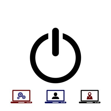 Tv simgesinin düz simgesi