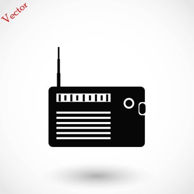 radyo simge vektör