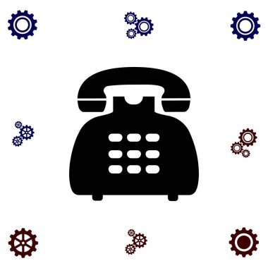 Telefon simge vektör