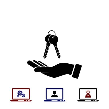 El ile tuşları simgesi