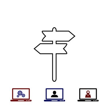 İmza posta vektör simgesi