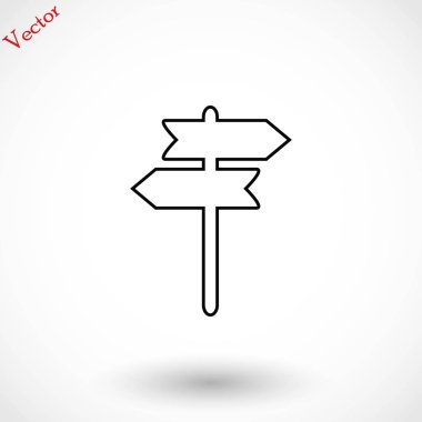 İmza posta vektör simgesi