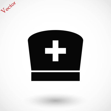 Düz hemşire simgesi