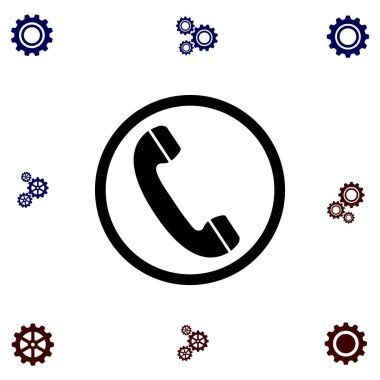 telefon alıcısı vektör simgesi