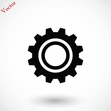 dişli vektör simgesi