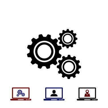 dişli simge vektör