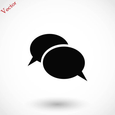 iletişimin bir düz simgesi