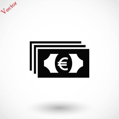 Euro vektör simgesi