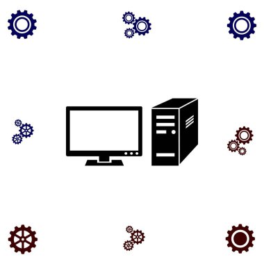 bilgisayar vektör simgesi