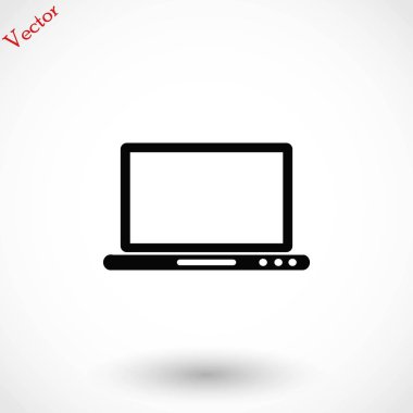 Monitör simge vektör