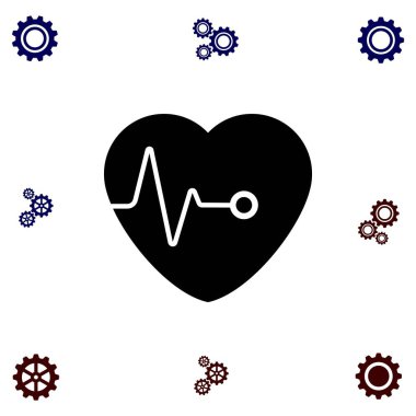 Kalpler vektör simgesi