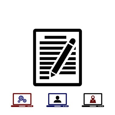 Kağıt vektör simgesi