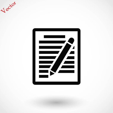 Kağıt vektör simgesi