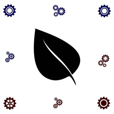 simge vektör yaprak