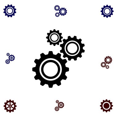 dişli simge vektör