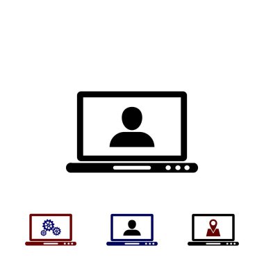 dizüstü bilgisayar, kullanıcı simgesi