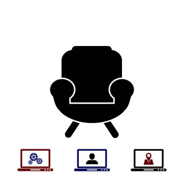 Koltuk simgesi vektörü