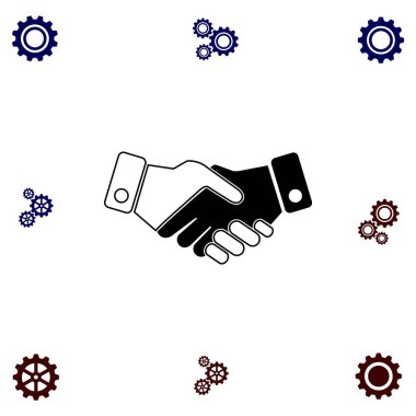 El sıkışma simgesi vetor