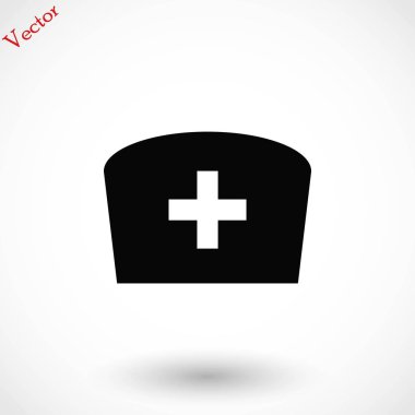 Düz hemşire simgesi