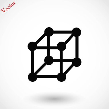  küp simge vektörü