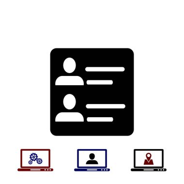 Erkekler simge vektör