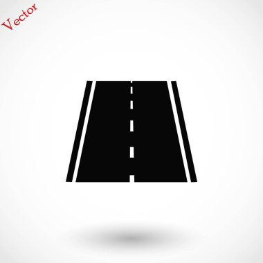 yol simgesi, vektör