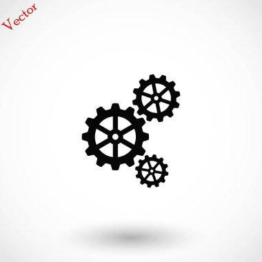 dişli simge vektör