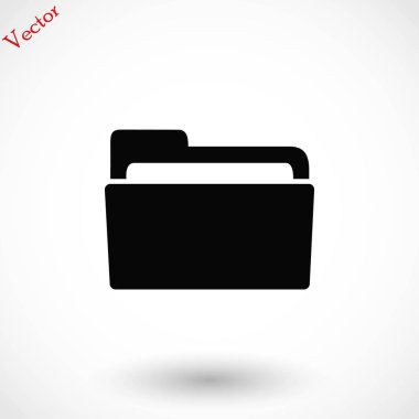 klasör simge vektör