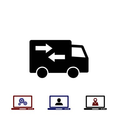 Teslimat vektör simgesi