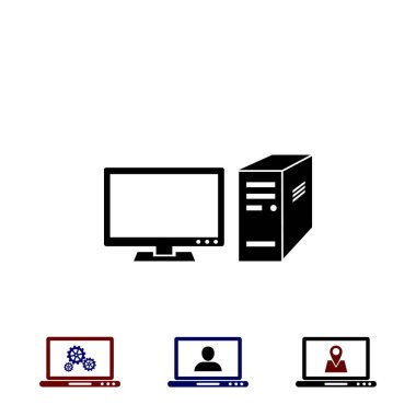 bilgisayar vektör simgesi