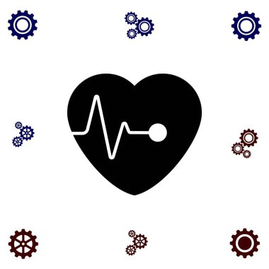 Kalpler vektör simgesi