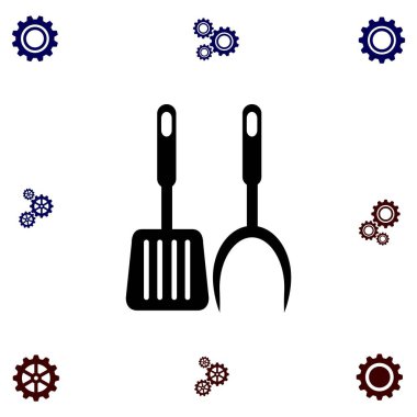 Barbekü simge vektör