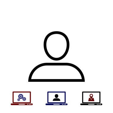 Kullanıcı simge vektör