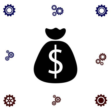 Para çantası işareti simgesi