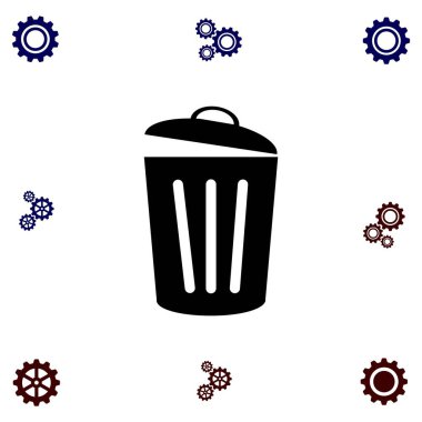 çöp kutusu simgesini