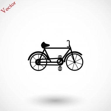 Bisiklet vektör simgesi