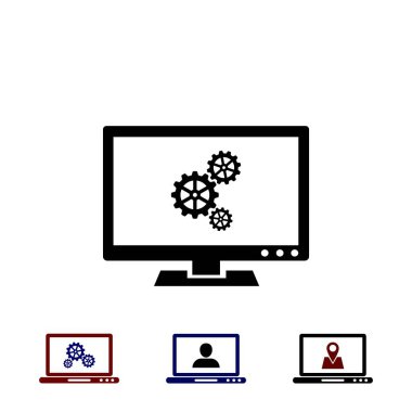 ayar dizüstü bilgisayar simgesi