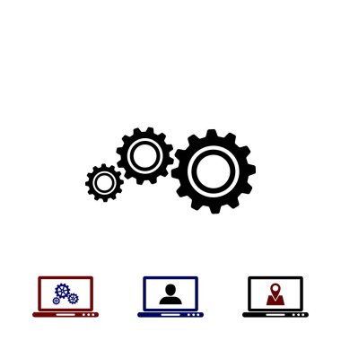 dişli simge vektör