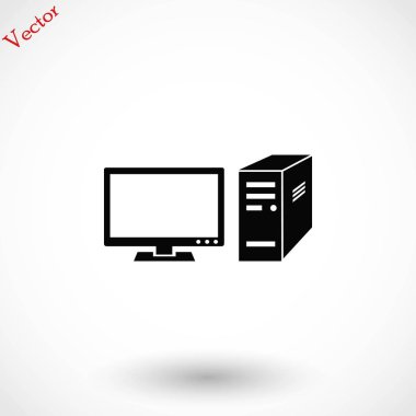 bilgisayar vektör simgesi